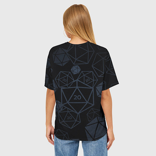 Женская футболка оверсайз Подземелья и драконы dnd / 3D-принт – фото 4