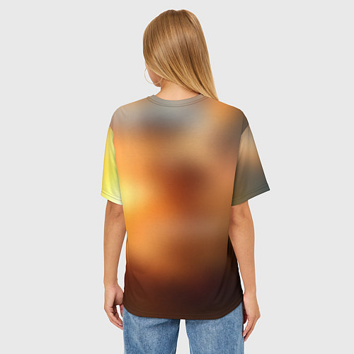 Женская футболка оверсайз Трансформеры: Бамблби / 3D-принт – фото 4