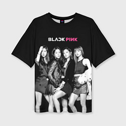 Женская футболка оверсайз Blackpink Beautiful girls