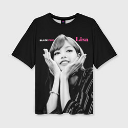 Футболка оверсайз женская Blackpink Lisa gesture of love, цвет: 3D-принт