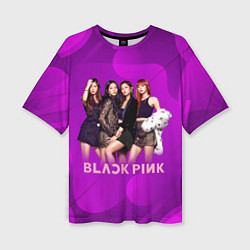 Женская футболка оверсайз K-pop Blackpink girls