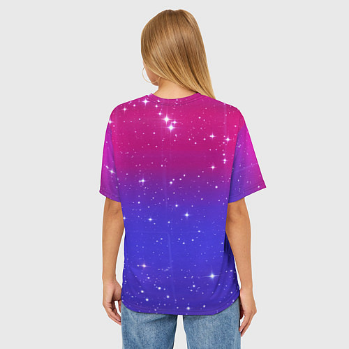 Женская футболка оверсайз Daft Punk Discovery / 3D-принт – фото 4