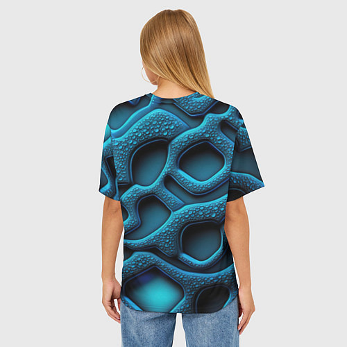 Женская футболка оверсайз Гриб паразит Корделиус / 3D-принт – фото 4