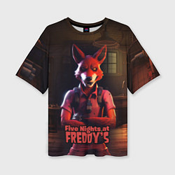 Футболка оверсайз женская Five Nights at Freddys Mangle, цвет: 3D-принт