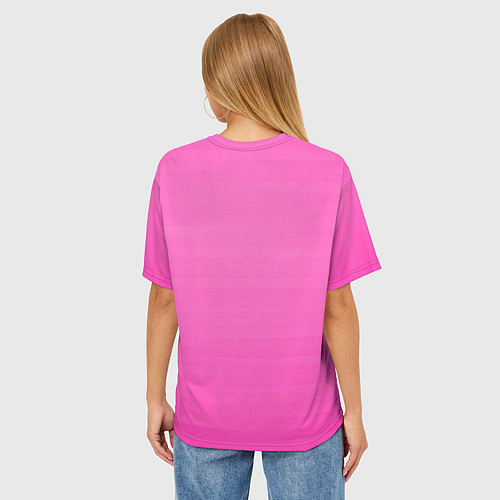 Женская футболка оверсайз Барби - Фильм / 3D-принт – фото 4