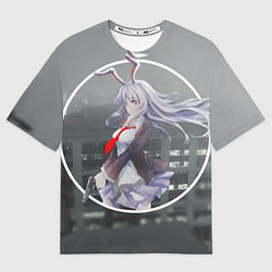 Футболка оверсайз женская Touhou Project Рейсен Удонгейн Инаба, цвет: 3D-принт