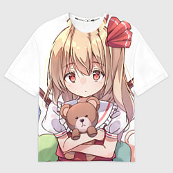 Женская футболка оверсайз Touhou Project Flandre Scarlet