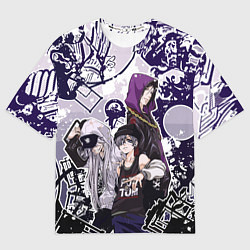 Футболка оверсайз женская Троица - Темный дворецкий, цвет: 3D-принт