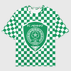 Футболка оверсайз женская Футбольный Клуб Ахмат, цвет: 3D-принт
