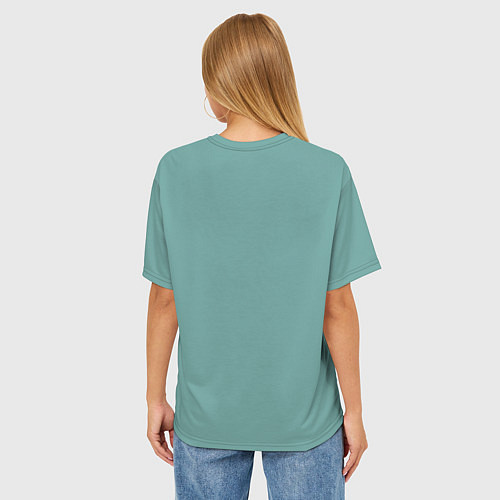 Женская футболка оверсайз Планктон злодей / 3D-принт – фото 4