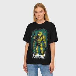 Футболка оверсайз женская Fallout poster style, цвет: 3D-принт — фото 2