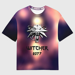 Футболка оверсайз женская Ведьмак 2077, цвет: 3D-принт