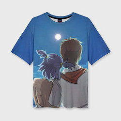 Футболка оверсайз женская Бесконечное лето Лена Семён, цвет: 3D-принт