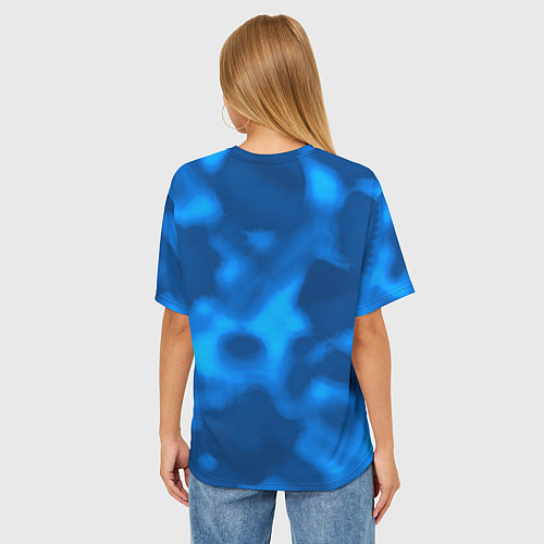 Женская футболка оверсайз Геральт из ривии лого охотника / 3D-принт – фото 4