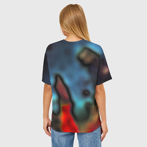 Женская футболка оверсайз Nasa space star collection / 3D-принт – фото 4