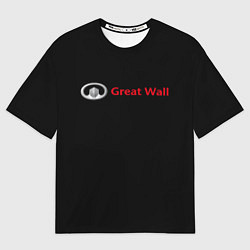 Футболка оверсайз женская Great Wall auto, цвет: 3D-принт