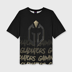 Футболка оверсайз женская Gaimin Gladiators style, цвет: 3D-принт