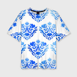 Футболка оверсайз женская Floral pattern - watercolor, цвет: 3D-принт