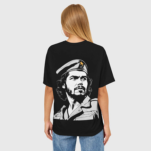 Женская футболка оверсайз Che Guevara - До победы / 3D-принт – фото 4