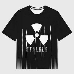 Футболка оверсайз женская Stalker чернобыль, цвет: 3D-принт