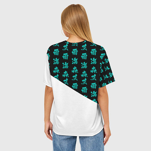 Женская футболка оверсайз Аль-Хайтам - Геншин Импакт / 3D-принт – фото 4