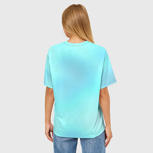 Женская футболка оверсайз Сочи любимый город / 3D-принт – фото 4