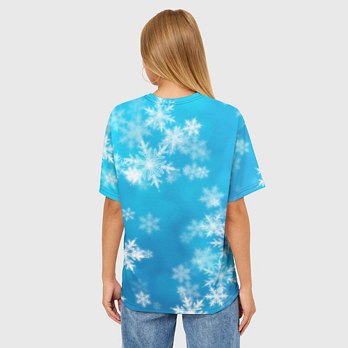 Женская футболка оверсайз 2023 пережили встречайте 2024 / 3D-принт – фото 4