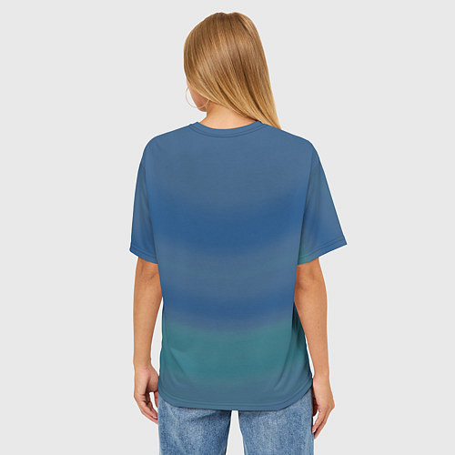 Женская футболка оверсайз Astralis new / 3D-принт – фото 4