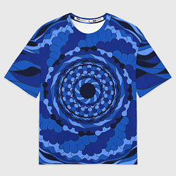 Женская футболка оверсайз Витраж: морская пучина