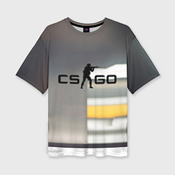 Футболка оверсайз женская Counter Strike go - shooter video game, цвет: 3D-принт