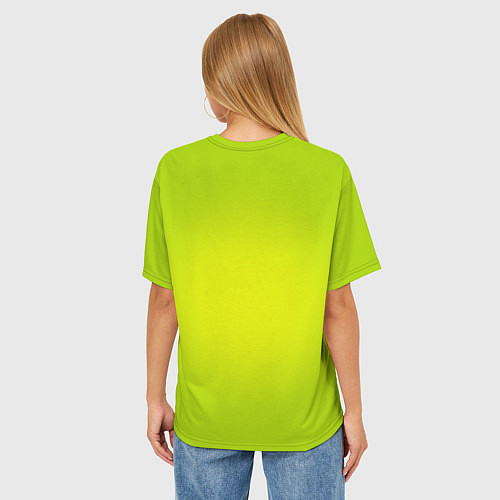 Женская футболка оверсайз Чикен Ган - игра / 3D-принт – фото 4