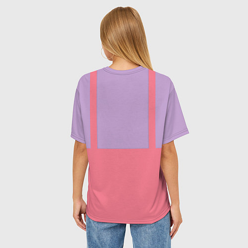 Женская футболка оверсайз Костюм Джекса удивительный цифровой цирк / 3D-принт – фото 4