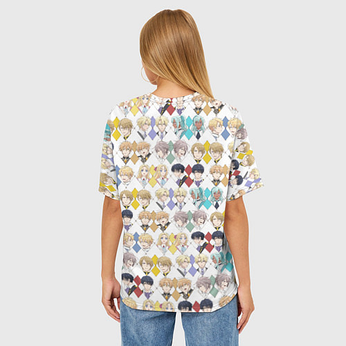 Женская футболка оверсайз Королева со скальпелем / 3D-принт – фото 4