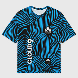 Женская футболка оверсайз Cloud9 - weather pattern