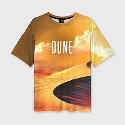 Футболка оверсайз женская Dune - sands, цвет: 3D-принт