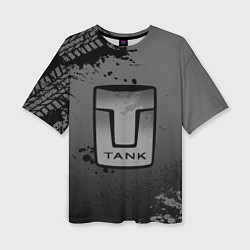 Женская футболка оверсайз Tank