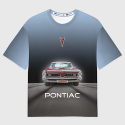 Футболка оверсайз женская Американский масл-кар Pontiac GTO, цвет: 3D-принт