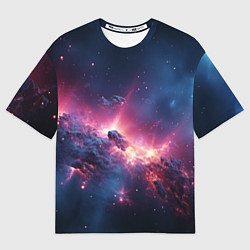 Футболка оверсайз женская Взрыв в космосе, цвет: 3D-принт