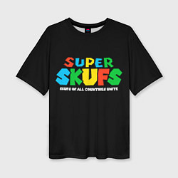 Женская футболка оверсайз Super skufs