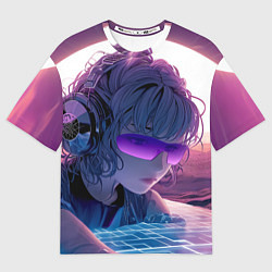 Футболка оверсайз женская Honkai Star Rail Silver Wolf, цвет: 3D-принт