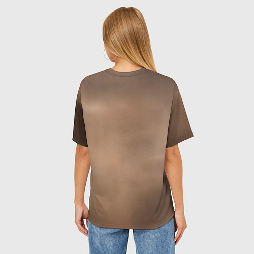 Женская футболка оверсайз Альма Вейд Fear город и герой / 3D-принт – фото 4