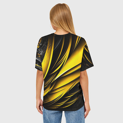 Женская футболка оверсайз Пикачу на красном мотоцикле / 3D-принт – фото 4