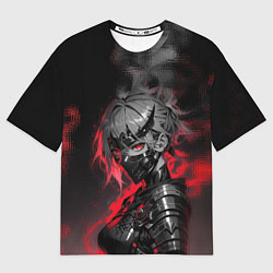 Футболка оверсайз женская Дымчатая шиномби, цвет: 3D-принт