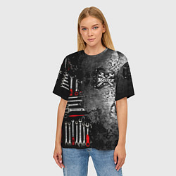 Футболка оверсайз женская Лучший мастер, цвет: 3D-принт — фото 2