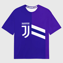 Футболка оверсайз женская Juventus sport geometry line, цвет: 3D-принт