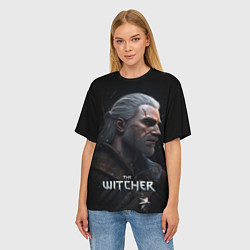 Футболка оверсайз женская The Witcher poster, цвет: 3D-принт — фото 2