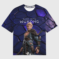 Футболка оверсайз женская Король обезьян Black Myth Wukong, цвет: 3D-принт