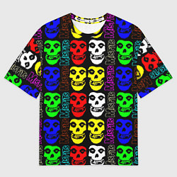 Футболка оверсайз женская Misfits band, цвет: 3D-принт