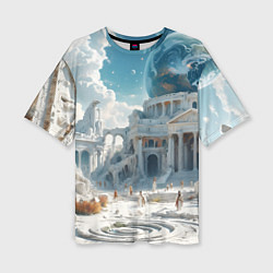 Женская футболка оверсайз Фантастическая античность