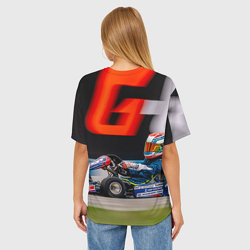 Женская футболка оверсайз Микро 2024 номер 16 / 3D-принт – фото 4